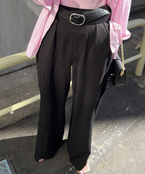 「SHENERY」 パンツ 36 ブラック レディース_画像3