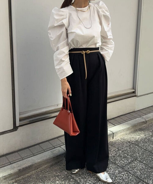 「SHENERY」 パンツ 36 ブラック レディース_画像4