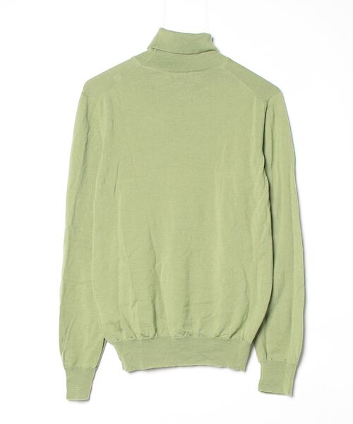 グランサッソ　タートルネックセーター　48 Gran Sasso（グランサッソ） タートルネックニット 48 グリーン メンズ