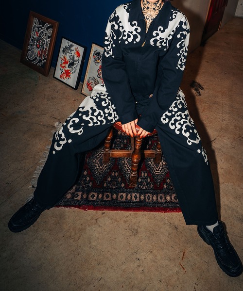 Dickies（ディッキーズ） パンツ MS X INS WAVE PRINT PT ロンパン