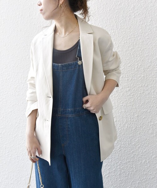 SHIPS any 「SHIPS any」 テーラードジャケット ONE SIZE ネイビー