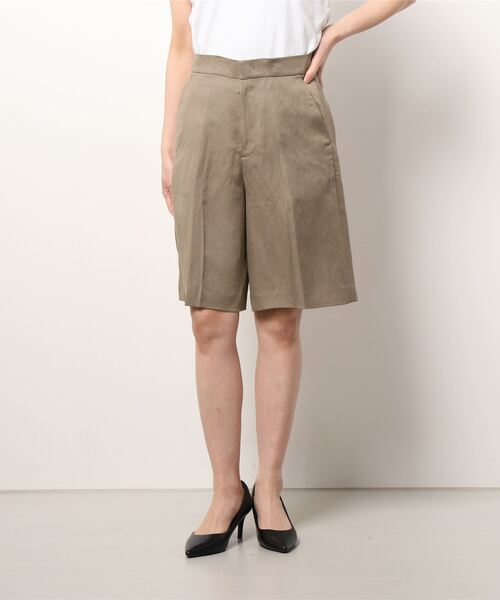「VERMEIL par iena」 ハーフパンツ 36 ベージュ レディース_画像2