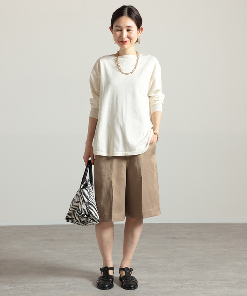 「VERMEIL par iena」 ハーフパンツ 36 ベージュ レディース_画像5