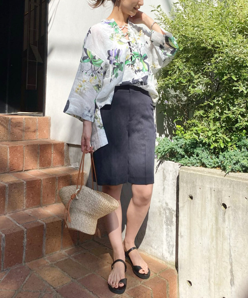 「VERMEIL par iena」 ハーフパンツ 36 ベージュ レディース_画像7