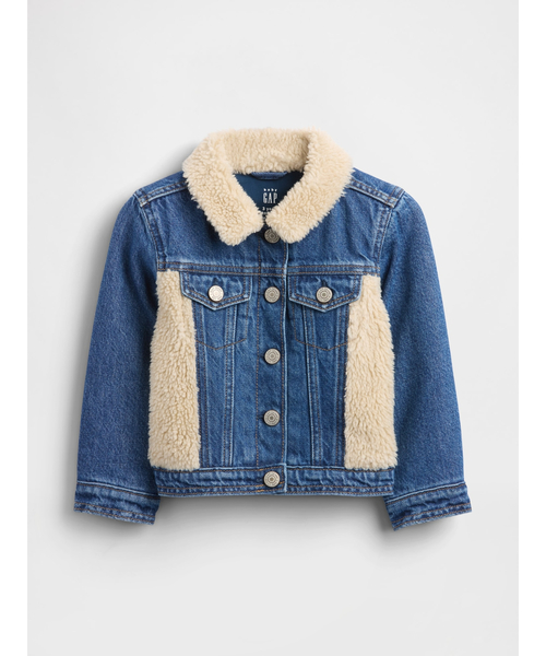 GAP（ギャップ） デニムジャケット アウター ボア アイコンデニム 