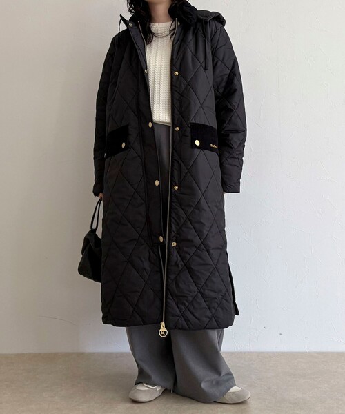 トレンチコート コート 「BARBOUR/バブアー」MEREDITH QUILTED JACKET レディースの画像