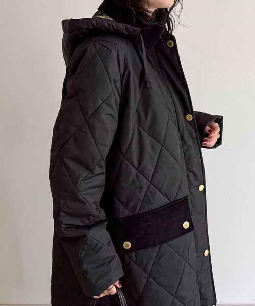 トレンチコート コート 「BARBOUR/バブアー」MEREDITH QUILTED JACKET レディースの画像