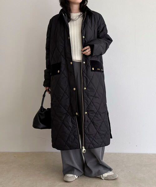 トレンチコート コート 「BARBOUR/バブアー」MEREDITH QUILTED JACKET レディースの画像