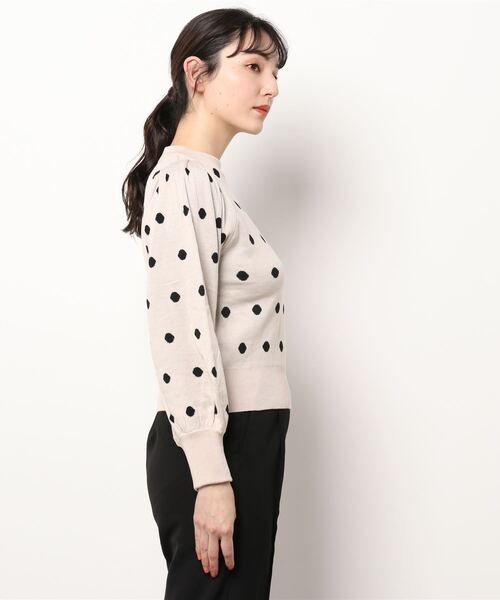 「e-zakkamania stores」 長袖ニット フリー ベージュ レディース_画像2