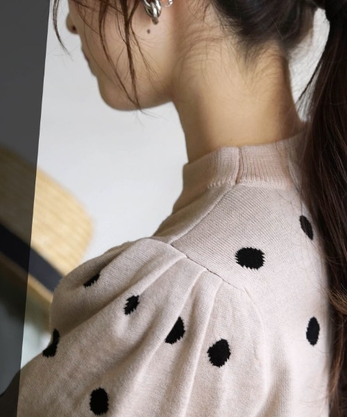 「e-zakkamania stores」 長袖ニット フリー ベージュ レディース_画像9