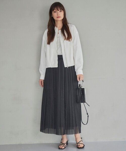 「ICB」 ナイロンブルゾン 4 ネイビー レディース_画像3