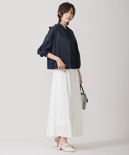 「ICB」 ナイロンブルゾン 4 ネイビー レディース_画像7