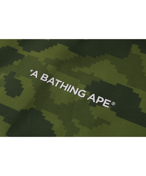 A BATHING APE モッズコート オリーブ A BATHING APE（アベイシングエイプ） ミリタリージャケット モッズ