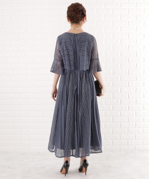 「Lace Ladies」 半袖ワンピース M ミント レディース_画像4