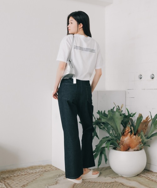 「ROOPTOKYO」 半袖Tシャツ FREE チャコール レディース_画像3