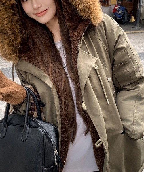 Dream garden（ドリームガーデン） モッズコート コート ボリューム