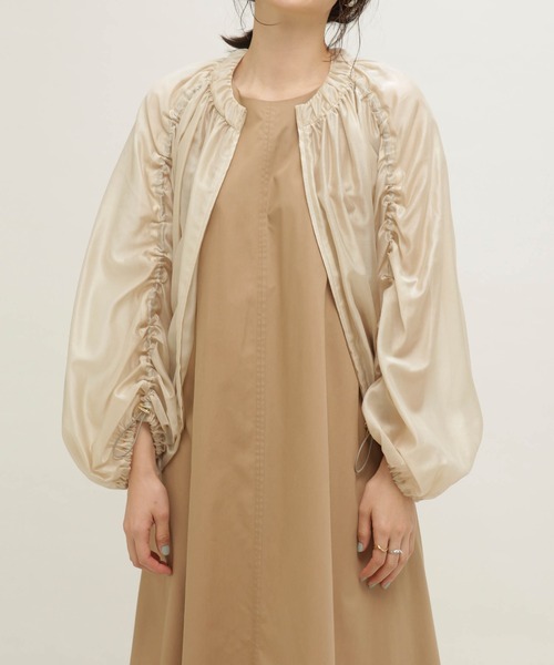 「NANO universe」 ブルゾン FREE グリーン レディース_画像3