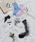 靴下 後ろリボンメローソックス キッズ 子供 女の子の詳細画像3