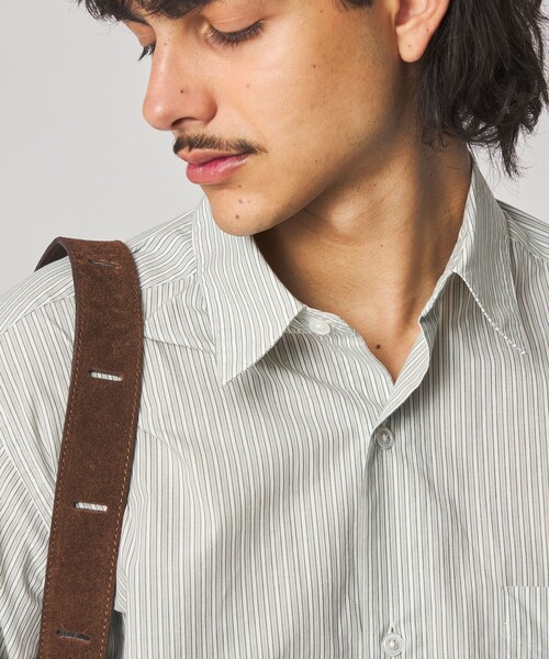 STEVEN ALAN（スティーブンアラン） シャツ ヘイズ ストライプ