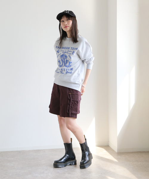 「Oriens JOURNAL STANDARD」 スウェットカットソー SMALL チャコールグレー レディース_画像7
