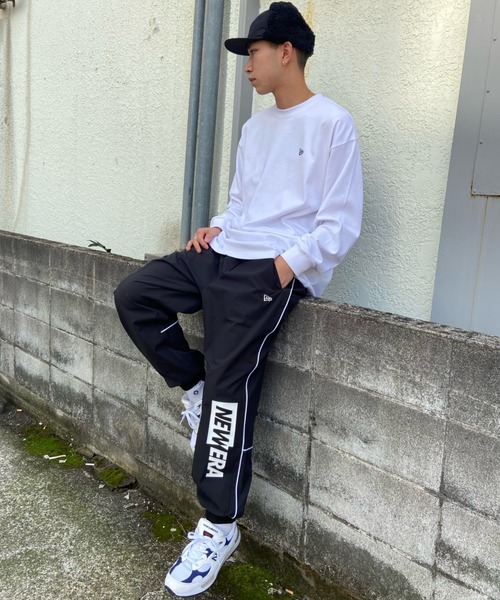 「NEW ERA」 ジャージパンツ X-LARGE ブラック メンズ_画像3