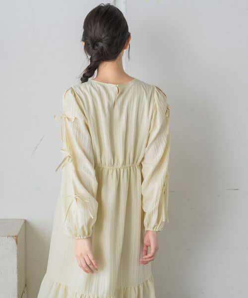 「RETRO GIRL」 長袖ワンピース FREE ブラック レディース_画像6