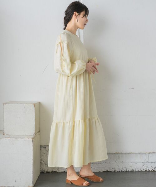 「RETRO GIRL」 長袖ワンピース FREE ブラック レディース_画像8