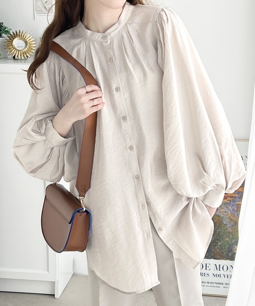 「classicalelf」 長袖ブラウス X-LARGE ブルー レディース_画像5