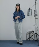 コート アウター ボリュームスリーブデニムジャ...の詳細画像5