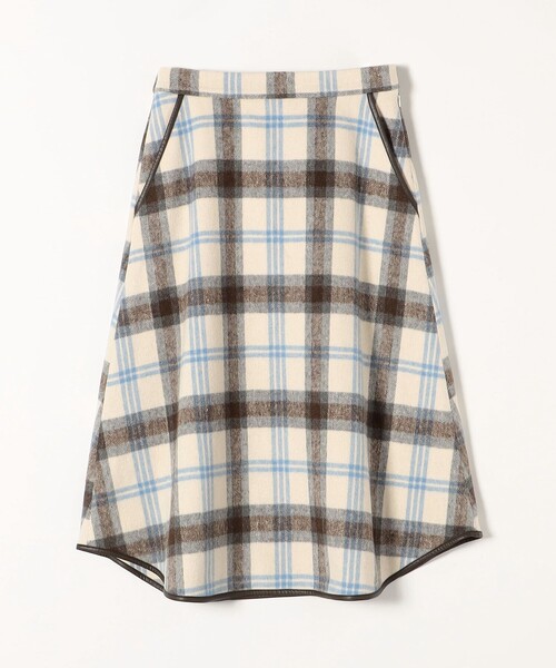 「SHIPS any」 フレアスカート 36 グレー レディース_画像3