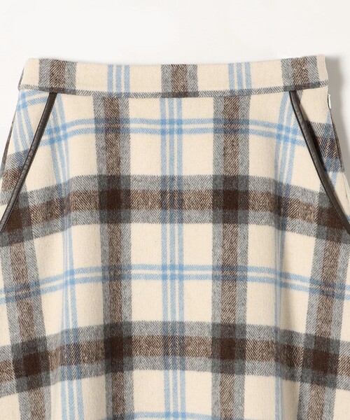 「SHIPS any」 フレアスカート 36 グレー レディース_画像4