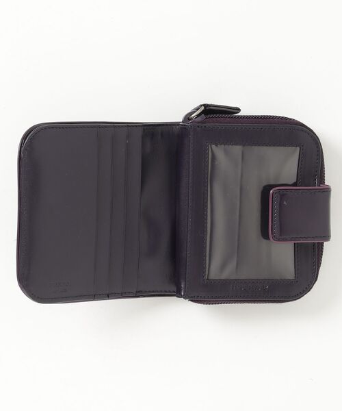 プラダ PRADA 二つ折り財布 パテントレザー エナメル がま口 PRADA（プラダ） パテントレザー 二つ折り 財布 - パープル レディース