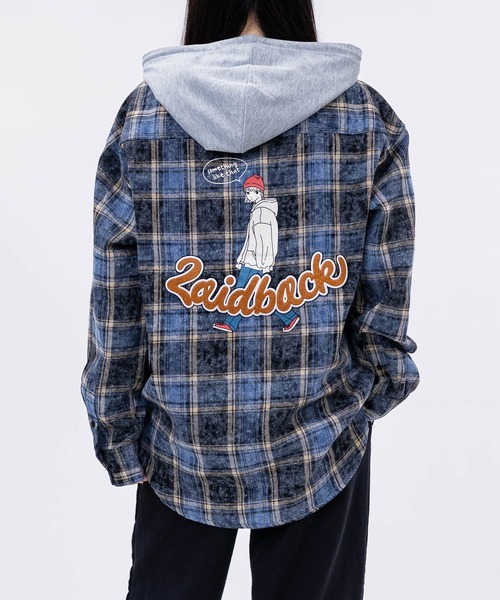 「Red Cap Girl」 長袖シャツ LARGE サンドベージュ メンズ_画像6