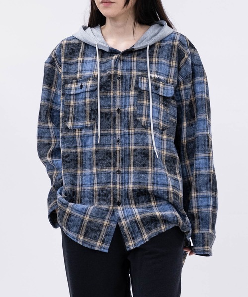 「Red Cap Girl」 長袖シャツ LARGE サンドベージュ メンズ_画像8