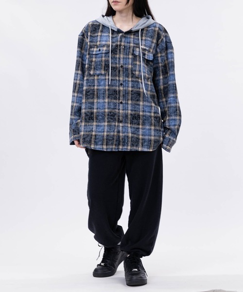 「Red Cap Girl」 長袖シャツ LARGE サンドベージュ メンズ_画像9