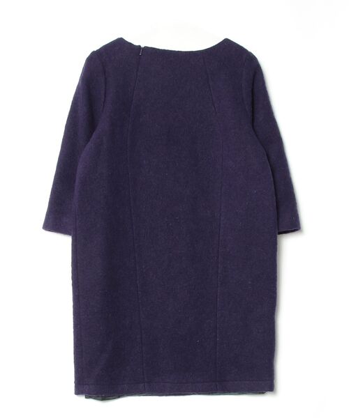 「Yasue Carter」 7分袖ワンピース 8 パープル レディース_画像2
