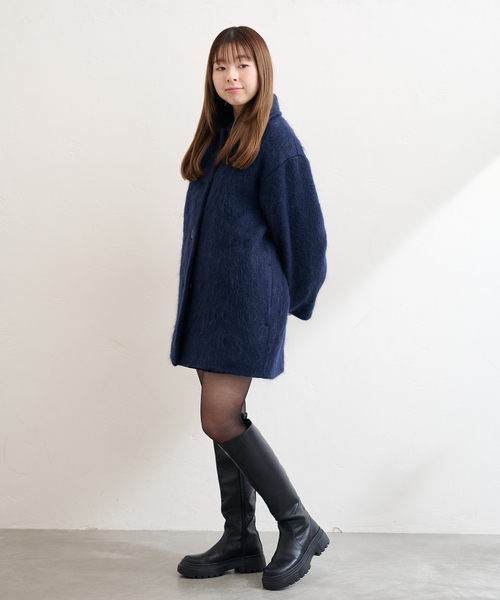 「LE TALON」 ロングブーツ MEDIUM ブラック系その他 レディース_画像3