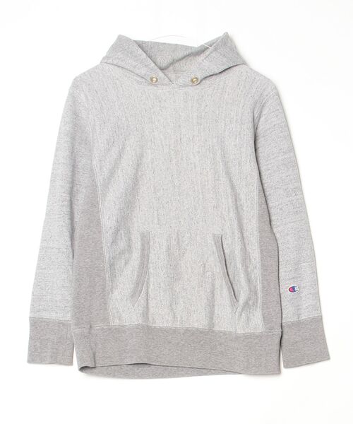 CHAMPION チャンピオン パーカー S グレー 【古着】【中古】【送料無料】 中古・古着通販】Champion (チャンピオン) プルオーバーパーカー