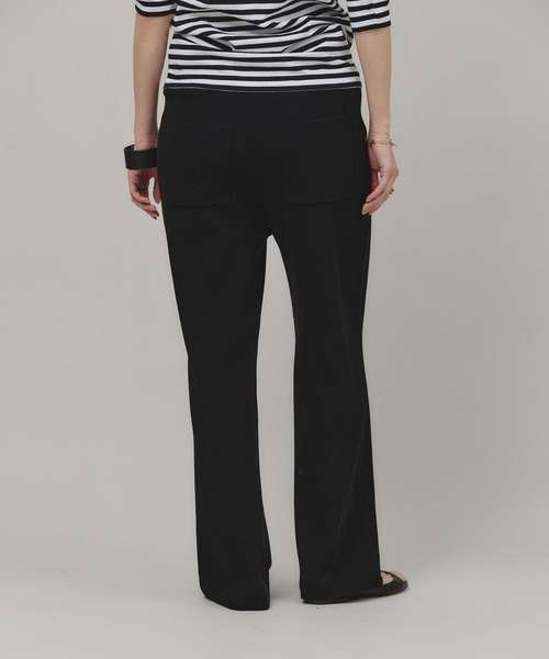 「Curensology」 イージーパンツ FREE チャコールグレー レディース_画像2