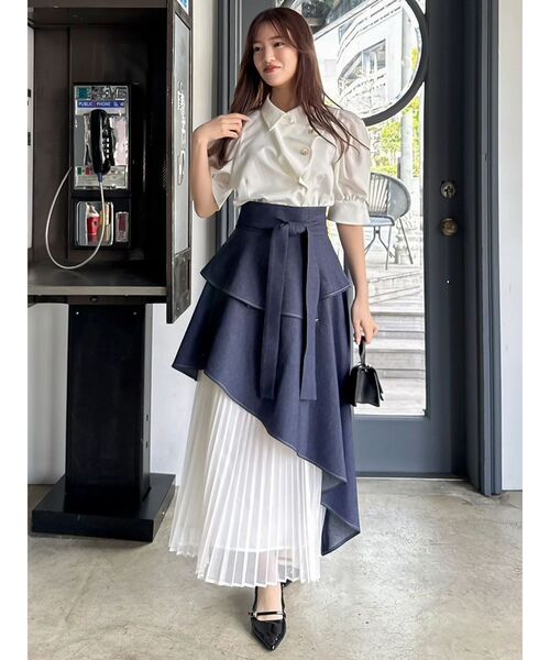 andrea & co. フリルティアードプリーツスカート【1週間限定価格】 まとめ買い対象】ティアードフリルスカート – レディースファッション