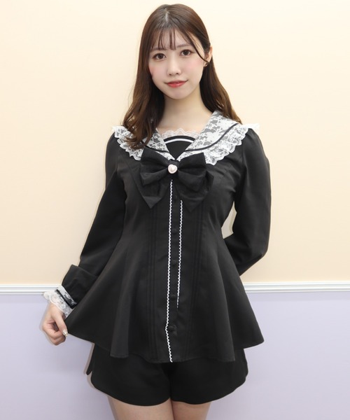 「Secret Honey」 セットアップ MEDIUM ブラック レディース_画像4