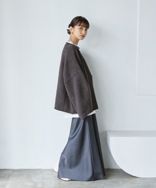 「TODAYFUL」 フレアスカート 36inch グレー レディースの画像