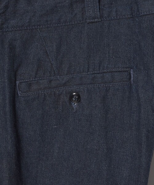 ジーンズ 「Lee x Scye for UNITED ARROWS」CHETOPA WORK TROUSERS/ワンウォッシュ デニム トラウザーズの画像