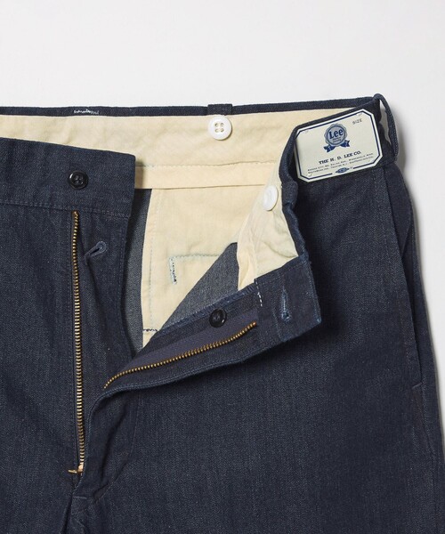 ジーンズ 「Lee x Scye for UNITED ARROWS」CHETOPA WORK TROUSERS/ワンウォッシュ デニム トラウザーズの画像