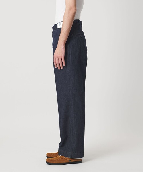 ジーンズ 「Lee x Scye for UNITED ARROWS」CHETOPA WORK TROUSERS/ワンウォッシュ デニム トラウザーズの画像