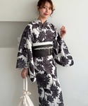 浴衣 アソート花柄浴衣3点セット レディースの詳細画像3