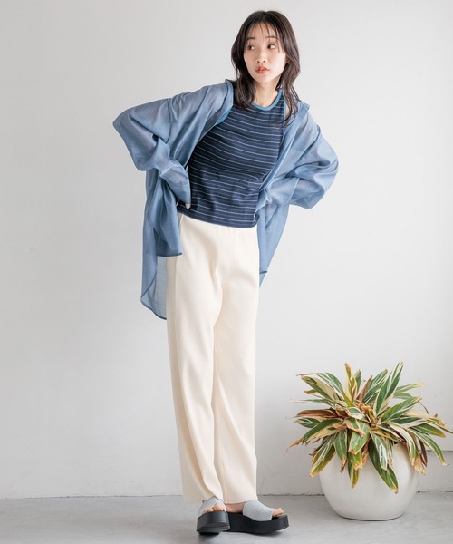 「LOWRYS FARM」 ヒールサンダル LARGE ブラック レディース_画像5
