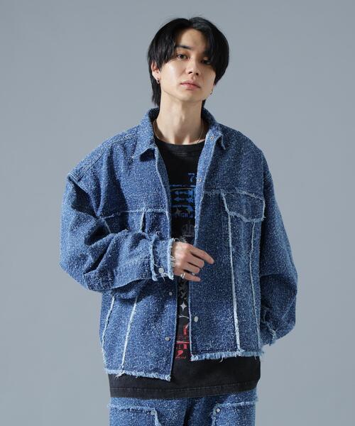 Danke Schon デニムライダースジャケット ダメージ加工 Danke Schon デニムライダースジャケット ダメージ加工 【公式通販】