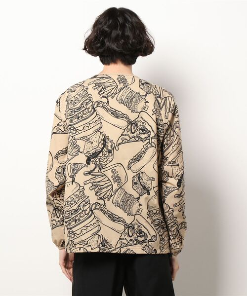 「go slow caravan」 長袖Tシャツ LARGE ブラウン メンズ_画像2