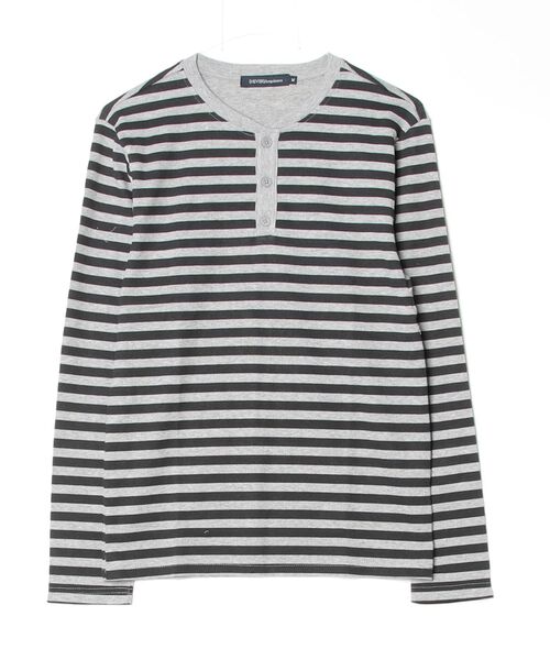 NEVER） Acquiesce ヘンリーネック tシャツ スパンテレコ ヘンリー